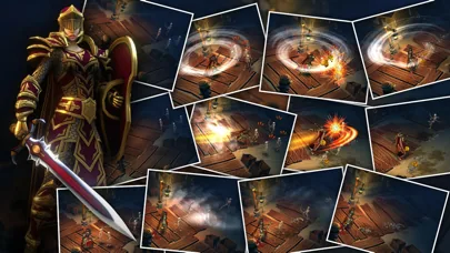 Guerriero con spada in un dungeon action RPG